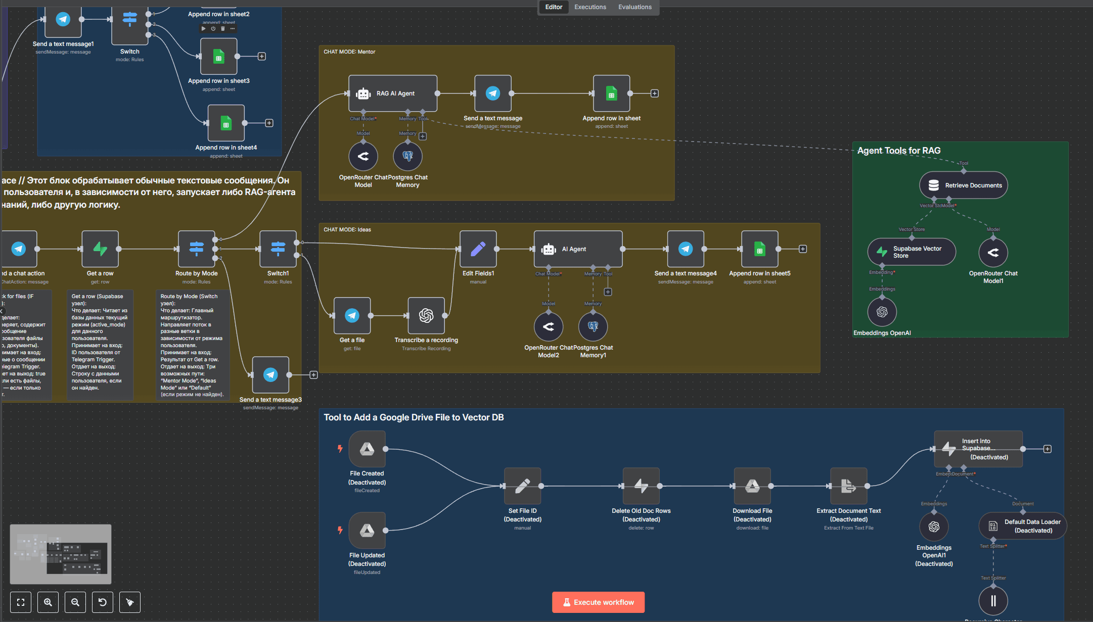Режим Наставника — ответ с опорой на базу знаний клуба